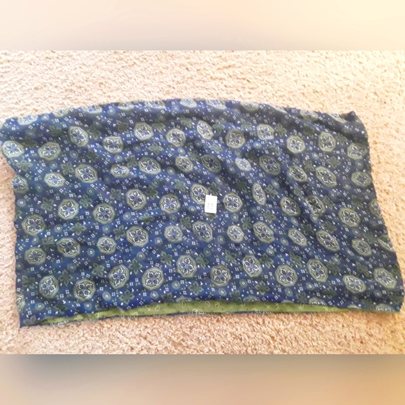 AMERICAN BACK ROADS - Scarf - Blue/Green with Pattern - Picture 3 of 3